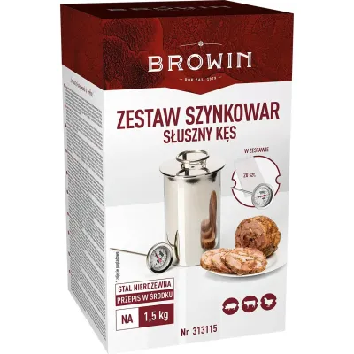 Шинчинниця Browin з термометром та пакетами на 1,5 кг Шинчинниця Browin з термометром та пакетами на 1,5 кг