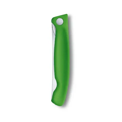 Кухонний ніж Victorinox Swiss Classic Foldable Paring Knife складаний, зелений, 11 см (6.7836.F4B)