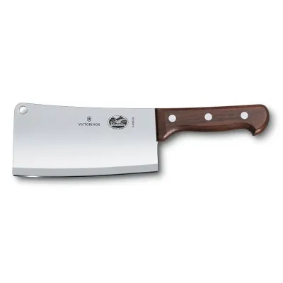Кухонний ніж-тесак Victorinox Kitchen Cleaver Wood 18 см з дерев'яною ручкою (5.4000.18)