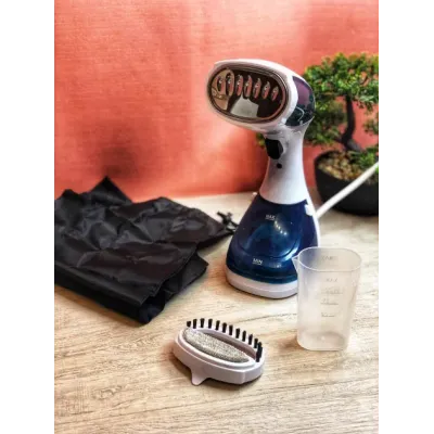 Відпарювач ручний для одягу Glamouric Steamer Df-019 пароочисник для речей та штор 1100 Вт Білий