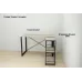 Письменный стол Ferrum-decor Серии Конект 75x120x600 черный ДСП Дуб Сонома 16мм Письменный стол Ferrum-decor Серии Конект 75x120x600 черный ДСП Дуб Сонома 16мм