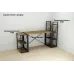Письменный стол Ferrum-decor Серии Конект 75x120x600 черный ДСП Дуб Сонома 16мм Письменный стол Ferrum-decor Серии Конект 75x120x600 черный ДСП Дуб Сонома 16мм