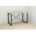 Письменный стол Ferrum-decor Серии Конект 75x120x600 черный ДСП Дуб Сонома 16мм