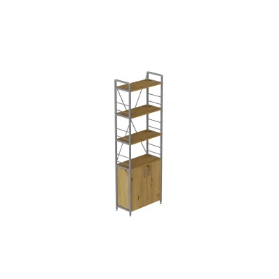 Етажерка 4/60 Ferrum-decor Серії Конект із тумбою 179x60x28 Сірий ДСП Дуб Артізан (FD1082) Етажерка 4/60 Ferrum-decor Серії Конект із тумбою 179x60x28 Сірий ДСП Дуб Артізан (FD1082)