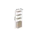 Етажерка 4/60 Ferrum-decor Серії Конект із тумбою 179x60x28 Білий ДСП Дуб Сан-Маріно (FD1071)