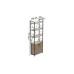 Этажерка 4/60 Ferrum-decor Серии Конект с тумбой 179x60x28 Черный ДСП Дуб Сан-Марино (FD1064)