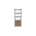 Этажерка 4/60 Ferrum-decor Серии Конект с тумбой 179x60x28 Черный ДСП Дуб Сан-Марино (FD1064)