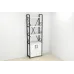 Етажерка 4/60 Ferrum-decor Серії Конект із тумбою 179x60x28 Чорний ДСП Біле (FD1063)