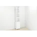 Етажерка 4/34 Ferrum-decor Серії Конект з тумбою 179x34x28 Білий ДСП (FD1049)