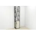 Етажерка 4/34 Ferrum-decor Серії Конект із тумбою 179x34x28 Чорний ДСП Сонома (FD1045)