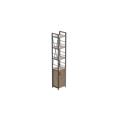 Этажерка 4/34 Ferrum-decor Серии Конект с тумбой 179x34x28 Черный ДСП Дуб Сан-Марино (FD1043) Этажерка 4/34 Ferrum-decor Серии Конект с тумбой 179x34x28 Черный ДСП Дуб Сан-Марино (FD1043)