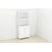 Етажерка 3/60 Ferrum-decor Серії Конект з тумбою 144x60x28 Білий ДСП (FD1028)