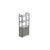 Етажерка 3/60 Ferrum-decor Серії Конект з тумбою 144x60x28 Чорний ДСП Бетон (FD1027)