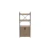 Етажерка 3/60 Ferrum-decor Серії Конект з тумбою 144x60x28 Чорний ДСП Дуб Сан-Маріно (FD1022)