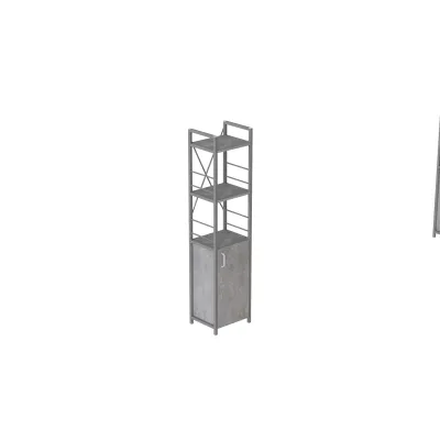 Етажерка 3/34 Ferrum-decor Серії Конект із тумбою 144x34x28 Сірий ДСП Бетон (FD1020) Етажерка 3/34 Ferrum-decor Серії Конект із тумбою 144x34x28 Сірий ДСП Бетон (FD1020)