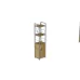 Етажерка 3/34 Ferrum-decor Серії Конект з тумбою 144x34x28 Сірий ДСП Дуб Артізан (FD1019)