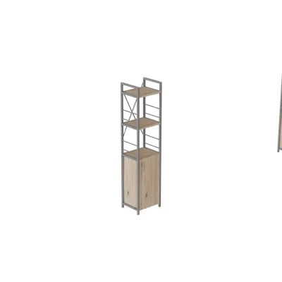 Етажерка 3/34 Ferrum-decor Серії Конект із тумбою 144x34x28 Сірий ДСП Дуб Сан-Маріно (FD1015) Етажерка 3/34 Ferrum-decor Серії Конект із тумбою 144x34x28 Сірий ДСП Дуб Сан-Маріно (FD1015)