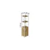 Етажерка 3/34 Ferrum-decor Серії Конект з тумбою 144x34x28 Білий ДСП Дуб Артізан (FD1012)