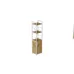 Етажерка 3/34 Ferrum-decor Серії Конект з тумбою 144x34x28 Білий ДСП Дуб Артізан (FD1012)