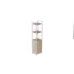 Етажерка 3/34 Ferrum-decor Серії Конект із тумбою 144x34x28 Білий ДСП Дуб Сан-Маріно (FD1008)