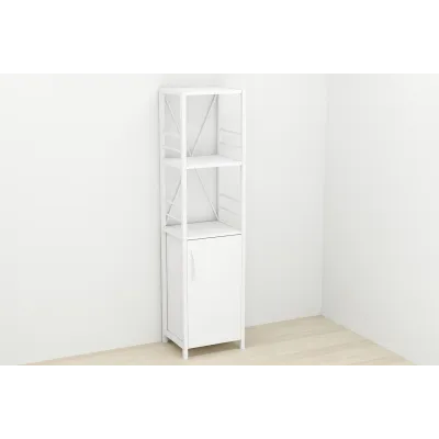 Етажерка 3/34 Ferrum-decor Серії Конект з тумбою 144x34x28 Білий ДСП (FD1007) Етажерка 3/34 Ferrum-decor Серії Конект з тумбою 144x34x28 Білий ДСП (FD1007)