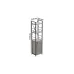 Етажерка 3/34 Ferrum-decor Серії Конект з тумбою 144x34x28 Чорний ДСП Бетон (FD1006)