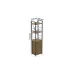 Етажерка 3/34 Ferrum-decor Серії Конект з тумбою 144x34x28 Чорний ДСП Дуб Артізан (FD1005)