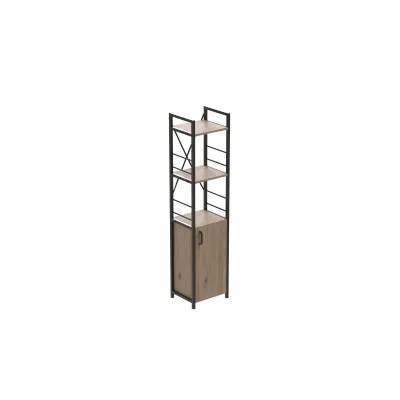 Этажерка 3/34 Ferrum-decor Серии Конект с тумбой 144x34x28 Черный ДСП Дуб Сан-Марино (FD1001) Этажерка 3/34 Ferrum-decor Серии Конект с тумбой 144x34x28 Черный ДСП Дуб Сан-Марино (FD1001)