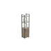 Етажерка 3/34 Ferrum-decor Серії Конект з тумбою 144x34x28 Чорний ДСП Дуб Сан-Маріно (FD1001)