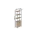 Етажерка 4/60 Ferrum-decor Серії Конект із тумбою 179x60x28 Сірий ДСП Дуб Сан-Маріно (FD1078)