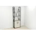Етажерка 4/60 Ferrum-decor Серії Конект із тумбою 179x60x28 Чорний ДСП Сонома (FD1066)