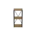 Этажерка 3/34 Ferrum-decor Серии Конект 73x34x28 Черный ДСП Дуб Артизан 16мм