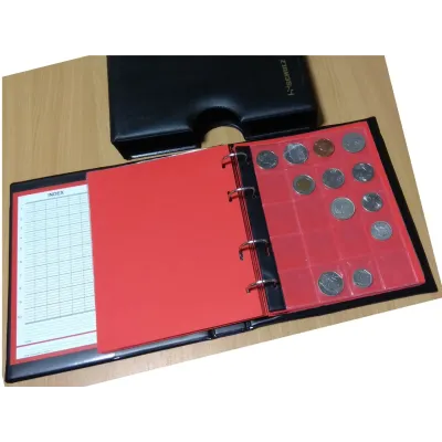 Подарунковий набір нумізмату Collection Альбом у футлярі + лупа + ваги Профі (hub_qbdqqy)