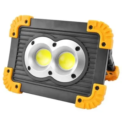 Прожектор светодиодный No Brand Bright Light L802-20W-2COB+1W ЗУ micro USB 2x18650/3xAA Power Bank