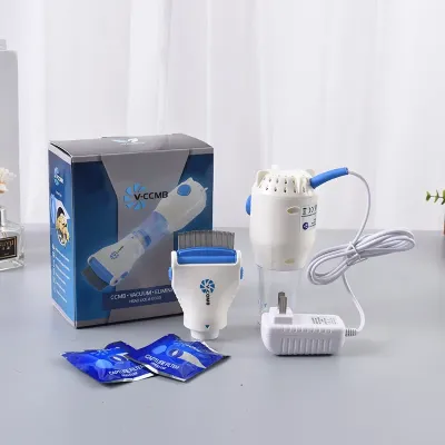 Расческа для удаления вшей, блох и гнид электрическая Licetec V-Comb Гребень от вшей с насадкой из нержавеющей стали Расческа для удаления вшей, блох и гнид электрическая Licetec V-Comb Гребень от вшей с насадкой из нержавеющей стали