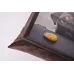 Піднос на подушці No Brand Мопс Темно-коричневий (111777)