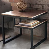 Стіл журнальний GoodsMetall з металу, в стилі LOFT 600х500х500 СТЖ2 Стіл журнальний GoodsMetall з металу, в стилі LOFT 600х500х500 СТЖ2