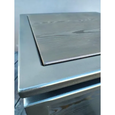 Столик журнальный, кофейный GoodsMetall из металла и дерева Лофт 