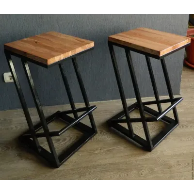 Барний стілець Goods Metal в стилі ЛОФТ 750х350х350 