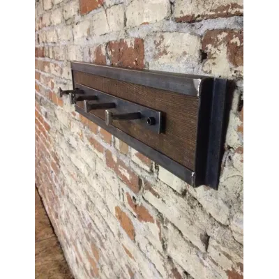 Вешалка GoodsMetall в стиле Лофт 1000х250 ВШ42