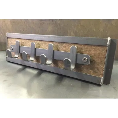 Вешалка GoodsMetall в стиле Лофт 800х250 ВШ40 Вешалка GoodsMetall в стиле Лофт 800х250 ВШ40