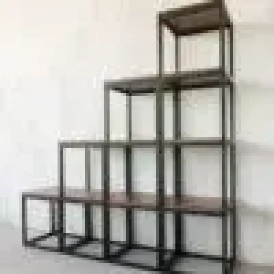 Стелаж GoodsMetall в стилі Лофт 1800х1800х400 