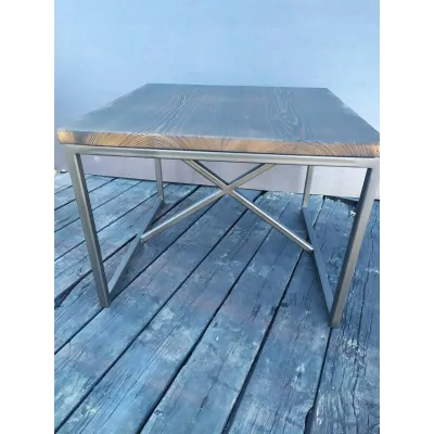 Журнальный столик GoodsMetall в стиле Лофт 600х600х450 ЖС40 Журнальный столик GoodsMetall в стиле Лофт 600х600х450 ЖС40