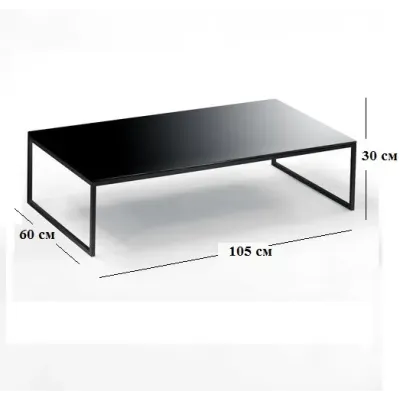 Журнальний, кавовий столик GoodsMetall у стилі Лофт 1050х600х300 ЖС457
