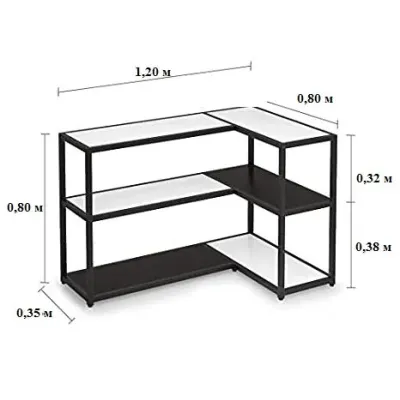 Консоль GoodsMetall у стилі Лофт 1200х800х350 К172 Консоль GoodsMetall у стилі Лофт 1200х800х350 К172
