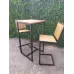 Комплект барный (стол и стулья) GoodsMetall в стиле Лофт 