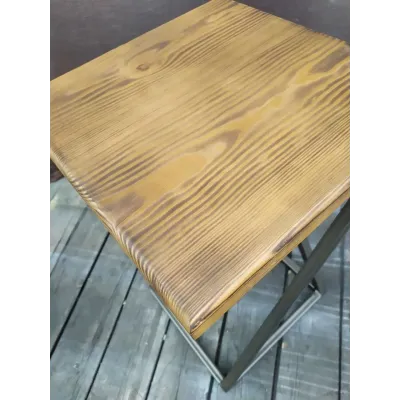 Табурет из металла GoodsMetal в стиле лофт 450х300х300 Табурет из металла GoodsMetal в стиле лофт 450х300х300