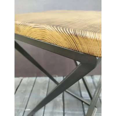 Табурет из металла GoodsMetal в стиле лофт 450х300х300 Табурет из металла GoodsMetal в стиле лофт 450х300х300