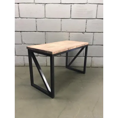 Стол обеденный GoodsMetall из металла и дерева, Лофт 1200х600х750 