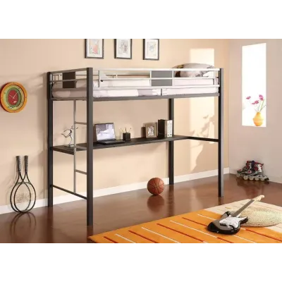 Кровать двухярусная GoodsMetall в стиле LOFT К12 Кровать двухярусная GoodsMetall в стиле LOFT К12